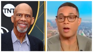 Former NBA star Kareem Abdul-Jabbar defends Don Lemon. (Credit: Getty Images and Twitter Video screenshot/https://twitter.com/ClayTravis/status/1626249384903028738)
