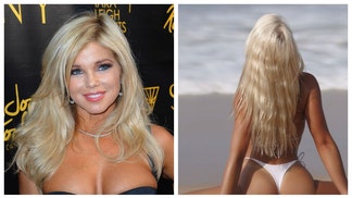 Donna D'Errico Joins The Respect Summer Movement Poolside In A String Bikini