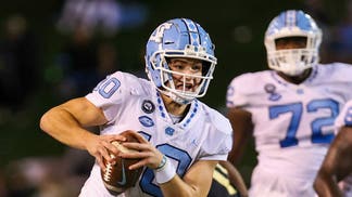 UNC QB Drake Maye should be a Heisman finalist. (Photo by David Jensen/Icon Sportswire via Getty Images)