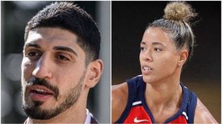 Enes Kanter Freedom says Natasha Cloud's anti-America behavior broke his heart. (Credit: Getty Images)
