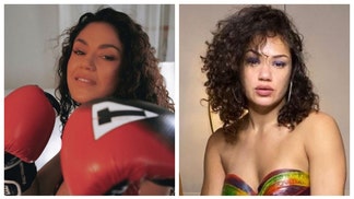 Former UFC Fighter Turned OnlyFans Model Pearl Gonzalez Wears Fruit Roll-Ups To Gamebred Boxing Press Conference