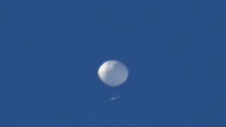 Chinese spy balloon flying above Charlotte