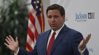 Florida Governor Ron DeSantis And Miami-Dade County Mayor Carlos Gimenez Hold Coronavirus Briefing