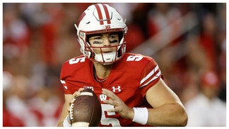 Former Wisconsin quarterback Graham Mertz appears to visit Florida. (Credit: Getty Images)