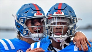 Ole Miss quarterback Jaxson Dart appeared to take a shot at Quinshon Judkins on Instagram. Judkins is transferring. (Credit: Getty Images)