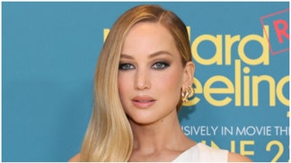 Jennifer Lawrence doesn't care one bit about going naked in "No Hard Feelings." She reacted to going fully nude in the film. (Credit: Getty Images)