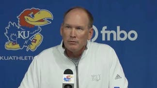 Kansas head coach Lance Leipold reflects on the state of Kansas football. (Credit: Screenshot Twitter Video /https://twitter.com/KU_Football/status/1584605837074407424)