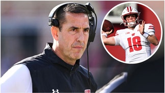Wisconsin football coach Luke Fickell doesn't plan on benching Braedyn Locke in favor of Nick Evers or Myles Burkett. (Credit: Getty Images)