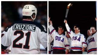 TEAM USA HOCKEY CAPTAIN MIKE ERUZIONE