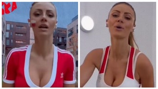 Miss World Cup Model Marta Barczok