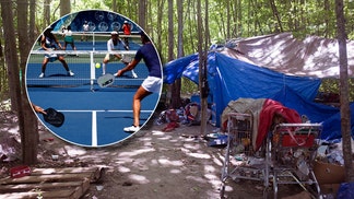 Pickleball Court Portland homless