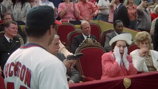 Reggie Jackson Queen Elizabeth Naked Gun