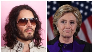 Podcast host Russell Brand reacts to liberals calling opponents Nazis and fascists. (Credit: Getty Images)