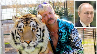 "Tiger King" star Joe Exotic plans on running for President. He wants to take out Putin. (Credit: Netflix and Getty Images)