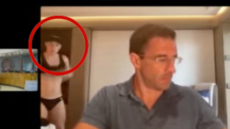 Half Naked Man Appears In Background Of Arizona Dem's Zoom Call
