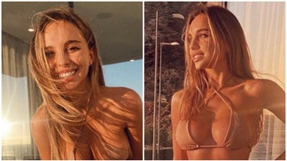 Model and Kingsbury's GF Veronica Bielik crushes it on Instagram. (Credit: Instagram)