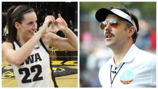 Jason Sudeikis Introduces 'Ted Lasso' To Caitlin Clark And Iowa Hawkeyes With Courtside Dance