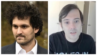 Pharma Bro Martin Shkreli offers FTX founder Sam Bankman-Fried advice for prison. (Credit: Getty Images and Screenshot/Twitter Video https://twitter.com/EnronChairman/status/1607417958283841537)