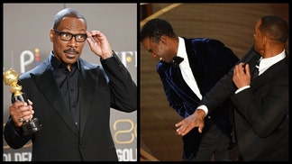 Eddie Murphy Lights Up Will Smith At Golden Globes