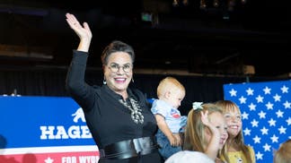 Wyoming Candidate For Congress Harriet Hageman Holds Her Primary Election Night Party