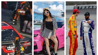 Natti Natasha waved the green flag, Martin Truex Jr. nearly crushed a crew member, and Joey Logano has harsh words for Bubba Wallace.