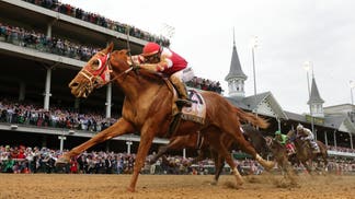 Rich Strike Tries To Bite Another Horse After Upset Victory At Kentucky Derby