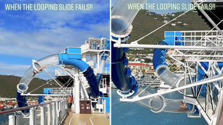 water slide stuck TikTok