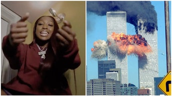 Flauu2019jae Johnson likes tweets supporting her after 9/11 rap backlash. (Credit: Getty Images and Twitter Video)