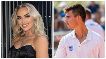 Tennis Player Shoots His Shot With Swiss Soccer's Alisha Lehmann After She Grabs A Racket & Hits The Court