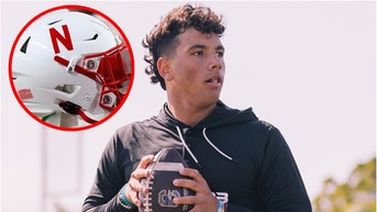 Social media was on fire Monday night after Dylan Raiola officially flipped to Nebraska from Georgia. See the best reactions. (Credit: Getty Images)