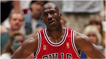 Michael Jordan returned to the NBA, briefly, for an interview on the league's opening night.