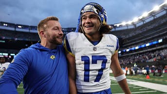 Los Angeles Rams WR Puka Nacua is one of the only starters playing for head coach Sean McVay in Week 18 as the rookie pass-catcher chases several NFL rookie records.