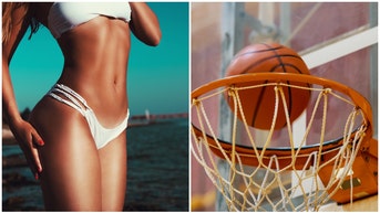 Hannah White goes viral with bikini photo. (Credit: Getty Images)