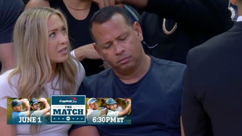 ARod nap girlfriend Mavs Suns game 7 video 2