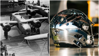 Air Force will wear uniforms honoring the Doolittle Raid during the game against Navy. What do the uniforms look like? See photos. (Credit: Getty Images and Air Force)