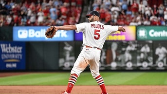 Albert Pujols Made His Pitching Debut On Sunday