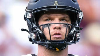 Appalachian State offers a scholarship for the best GameDay sign Saturday. (Photo by Carmen Mandato/Getty Images)