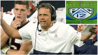 Arizona football coach Jedd Fisch believes Arizona will be fine no matter what happens with realignment. Will the Wildcats leave the PAC-12? (Credit: Getty Images)