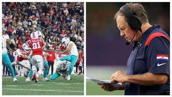 bill belichick miami dolphins field goal block