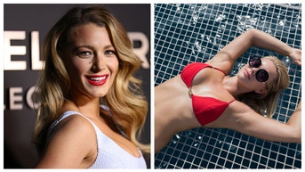 Blake Lively Stacy's Mom Red Bikini Ryan Reynolds
