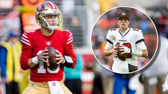Brock Purdy and Tom Brady