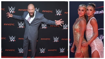 Cavinder Twins hang with triple h at wwe.