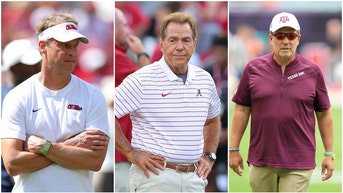 USA Today released the latest college football coaching salary data. Who is the highest-paid coach? Who is the most over-paid? (Credit: Getty Images)
