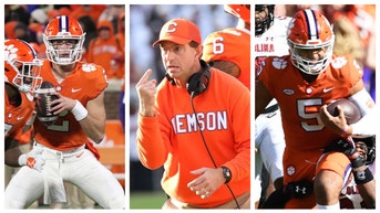 Clemson coach Dabo Swinney won't bench QB DJ Uiagalelei. (Credit: Getty Images)