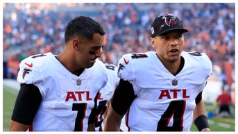 The Atlanta Falcons switch to Desmond Ridder at QB. (Credit: Getty Images)