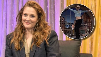 Drew Barrymore and David Letterman