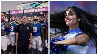Florida releases hype video for The Swamp and the stadium experience. (Credit: Screenshot/Twitter Video https://twitter.com/GatorsFB/status/1590132064963158016 and Getty Images)