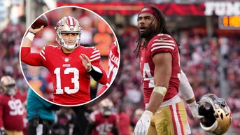 Brock Purdy and Fred Warner 49ers