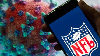 In this photo illustration the  American football league The