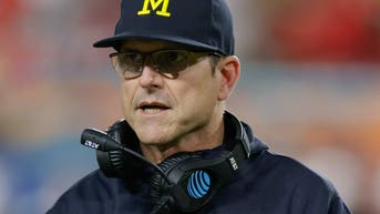Jim Harbaugh speaks on pro-life views. (Photo by David Rosenblum/Icon Sportswire via Getty Images)